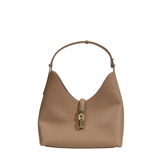 Furla Beige Leather Handbag Furla