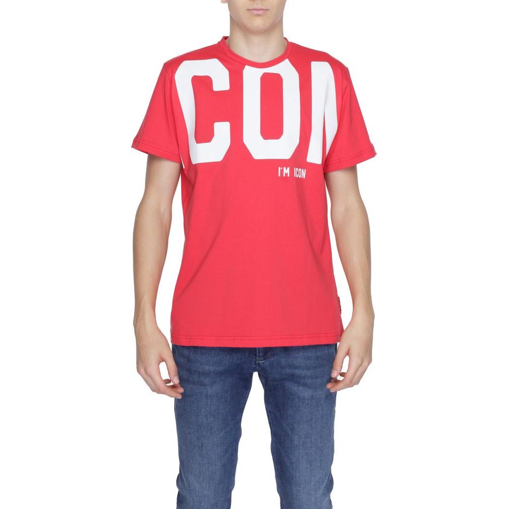 Icon Red Cotton T-Shirt Icon