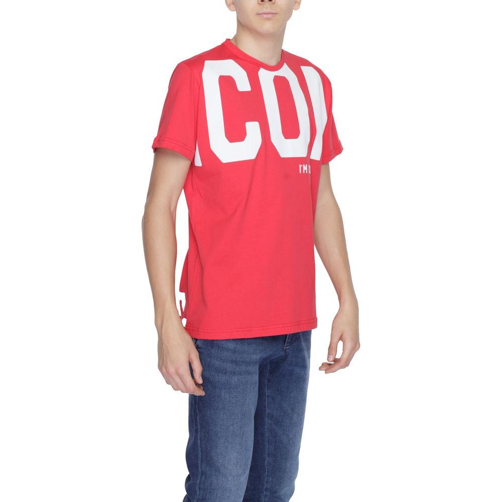 Icon Red Cotton T-Shirt Icon