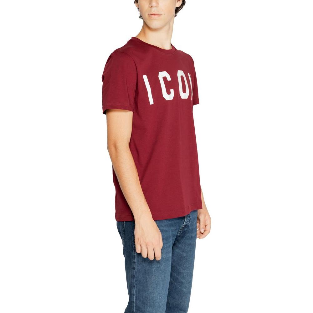 Icon Bordeaux Cotton T-Shirt Icon