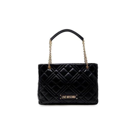 Love Moschino Black Polyethylene Handbag Love Moschino