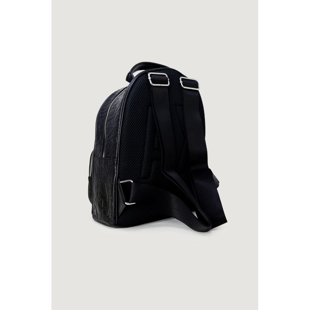 Armani Exchange Black Polyester Backpack Armani Exchange