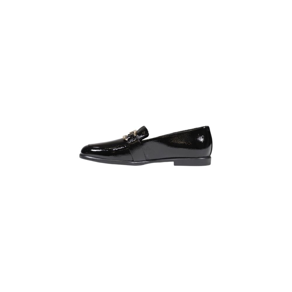 Furla Black Leather Flat Shoe Furla