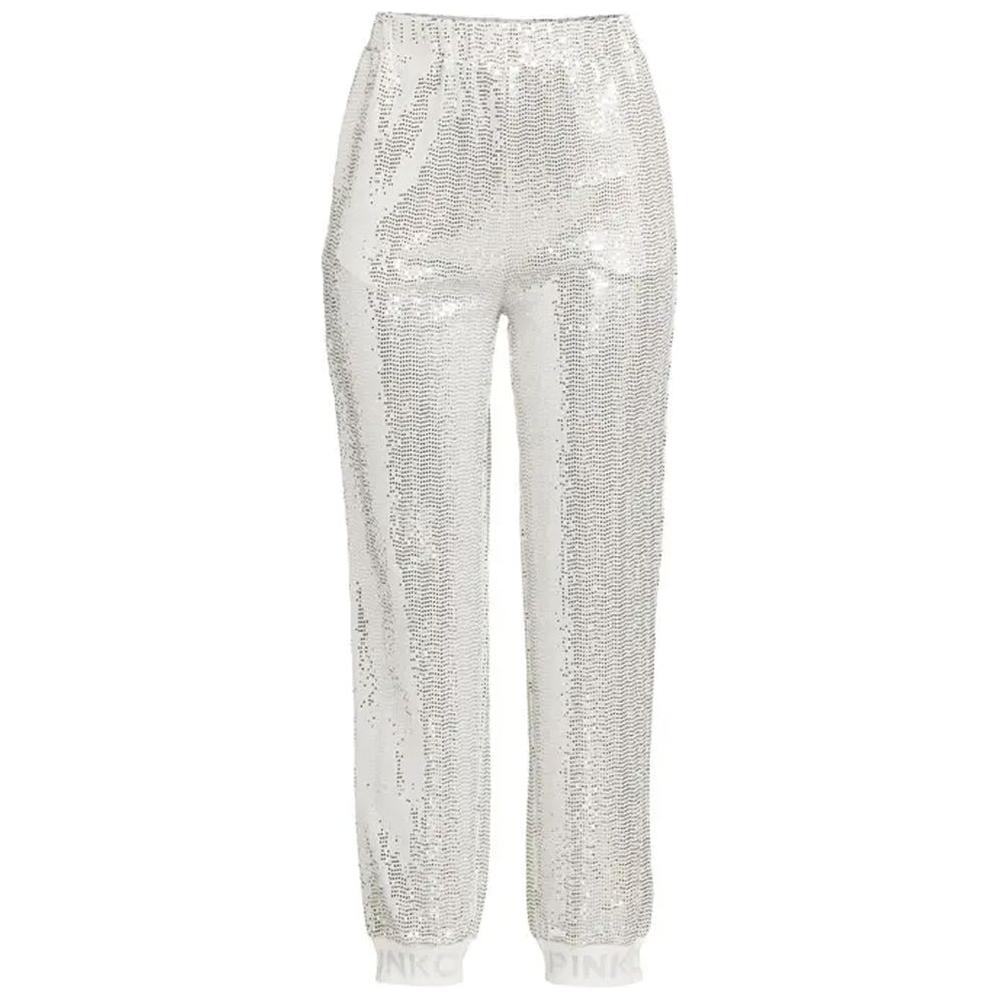 PINKO Gray Polyamide Jeans & Pant PINKO