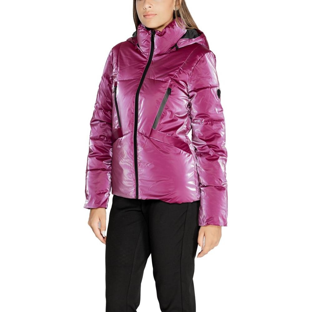 Desigual Purple Polyester Jackets & Coat Desigual