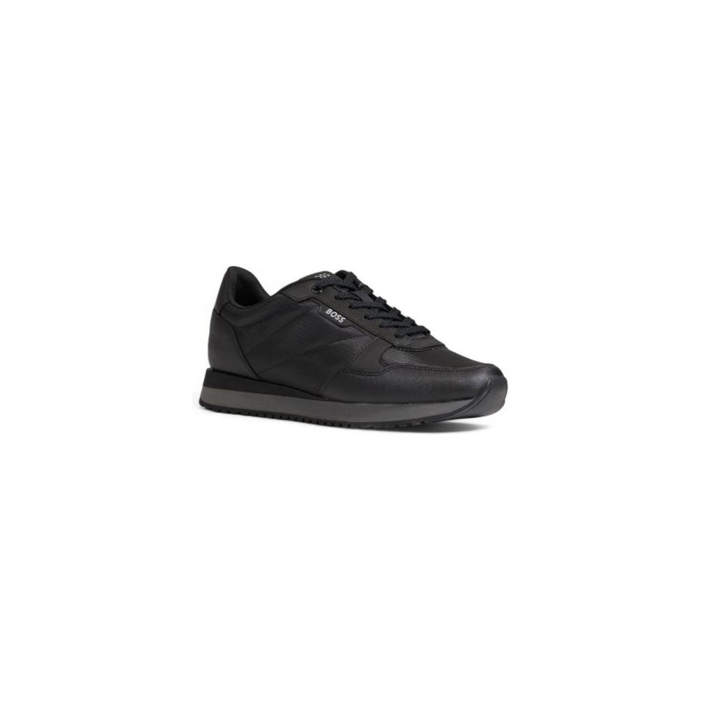 Hugo Boss Black Fabric Sneaker Hugo Boss