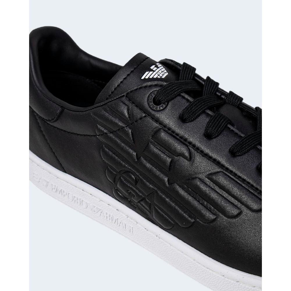 EA7 Emporio Armani Black And White Polyethylene Sneaker EA7 Emporio Armani