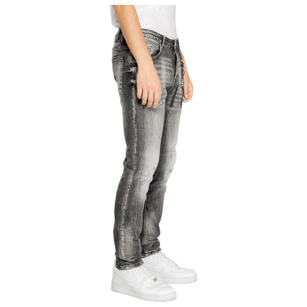 Icon Gray Cotton Jeans & Pant Icon