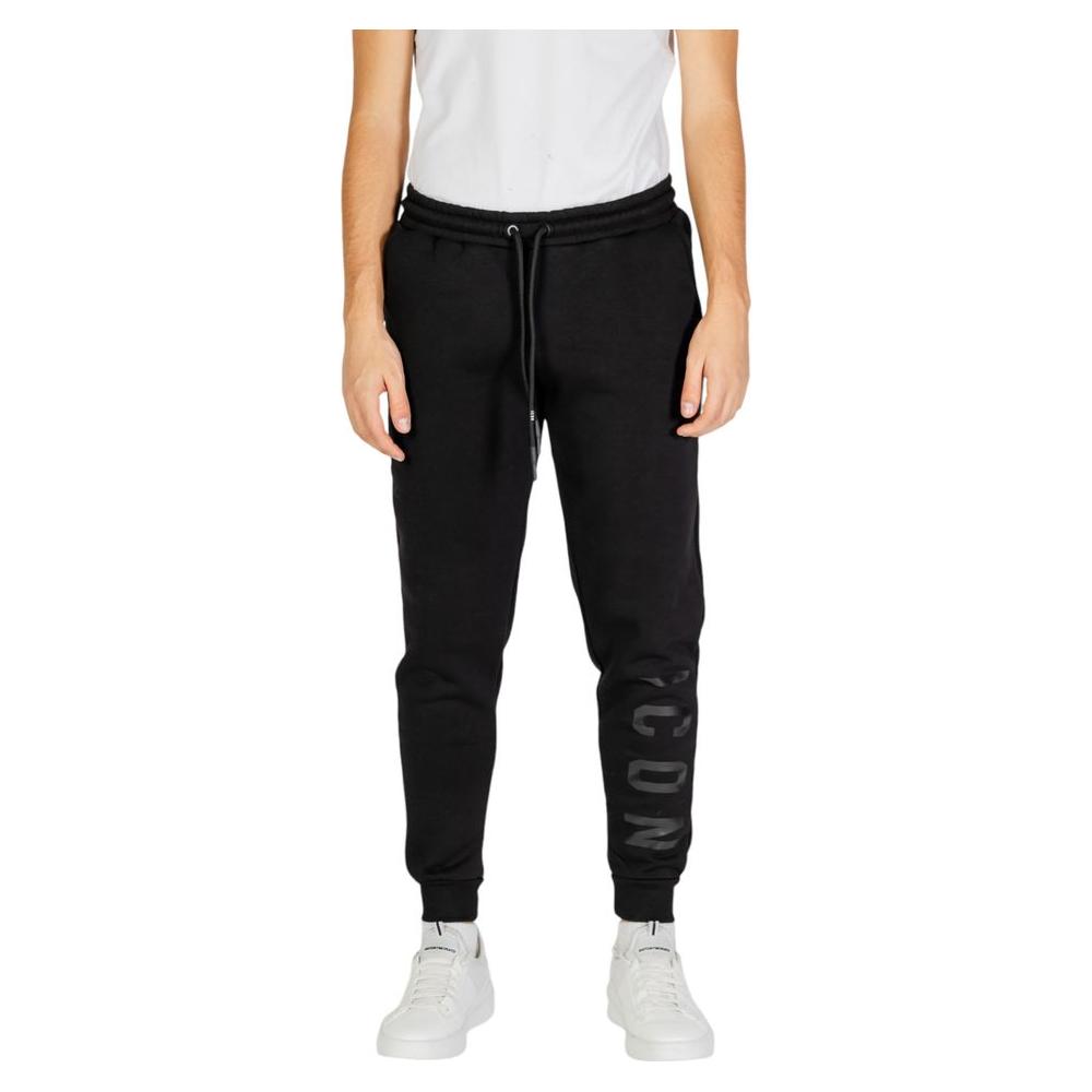 Icon Black Cotton Jeans & Pant Icon