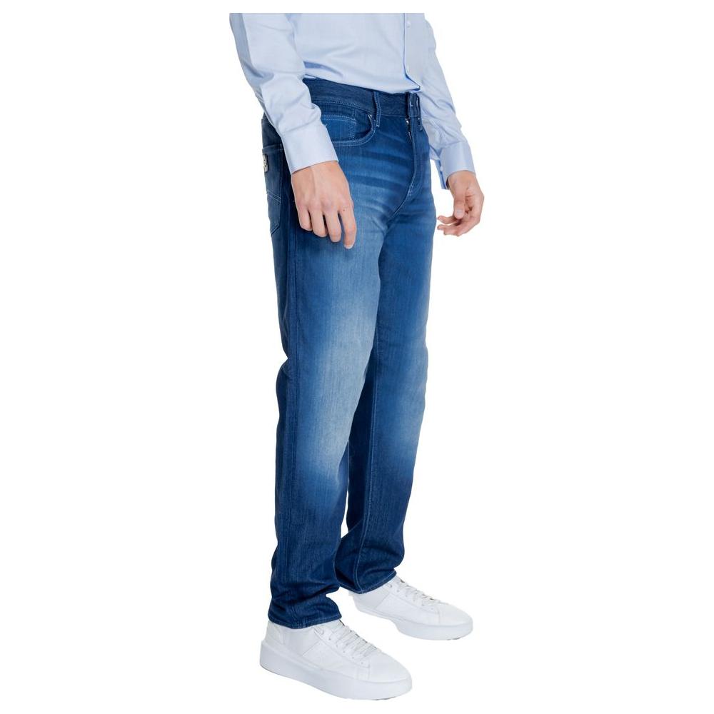 Armani Exchange Blue Cotton Jeans & Pant Armani Exchange