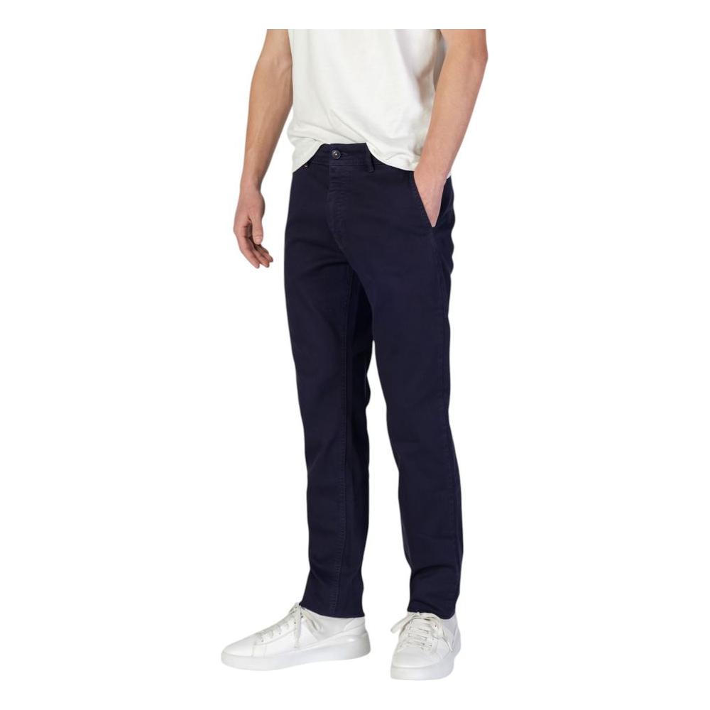 Hugo Boss Blue Cotton Jeans & Pant Hugo Boss