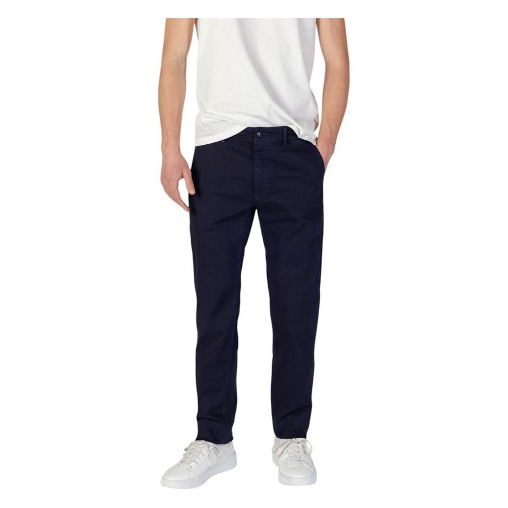 Hugo Boss Blue Cotton Jeans & Pant Hugo Boss