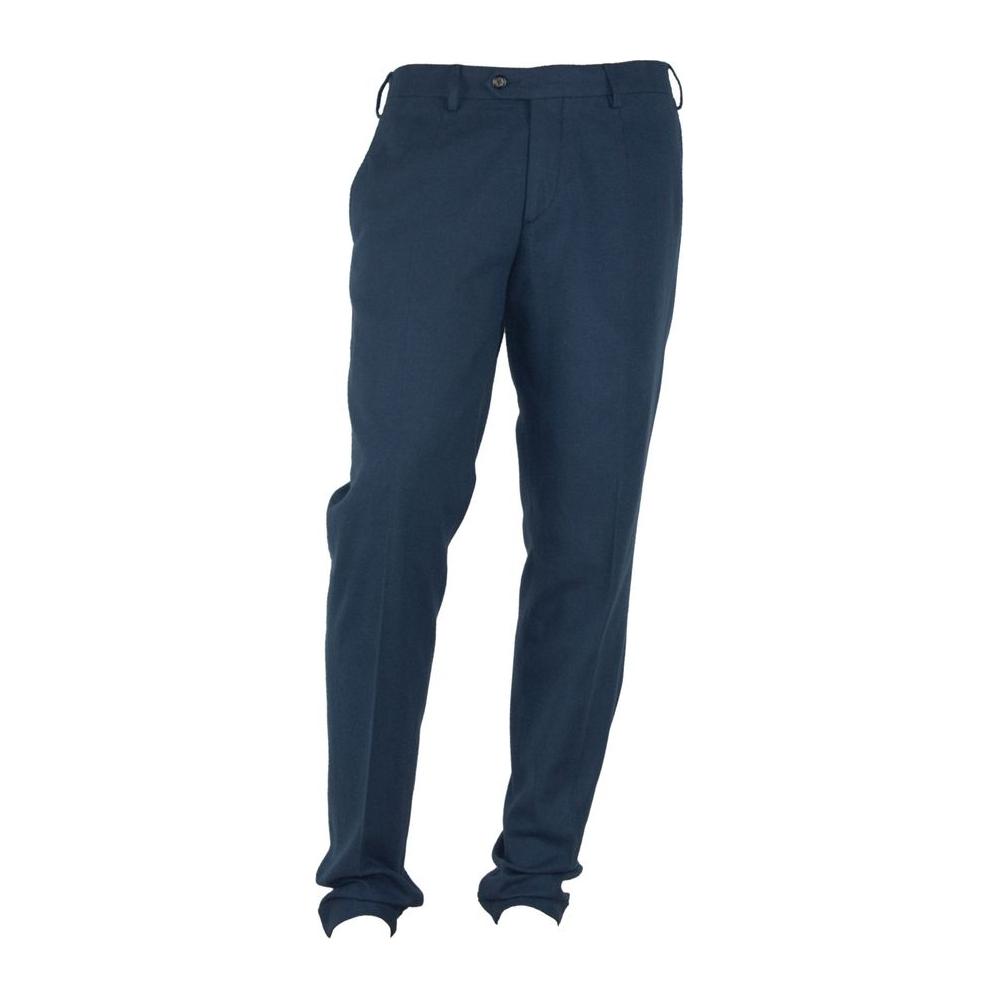 Made in Italy Blue Cotton Jeans & Pant Made in Italy