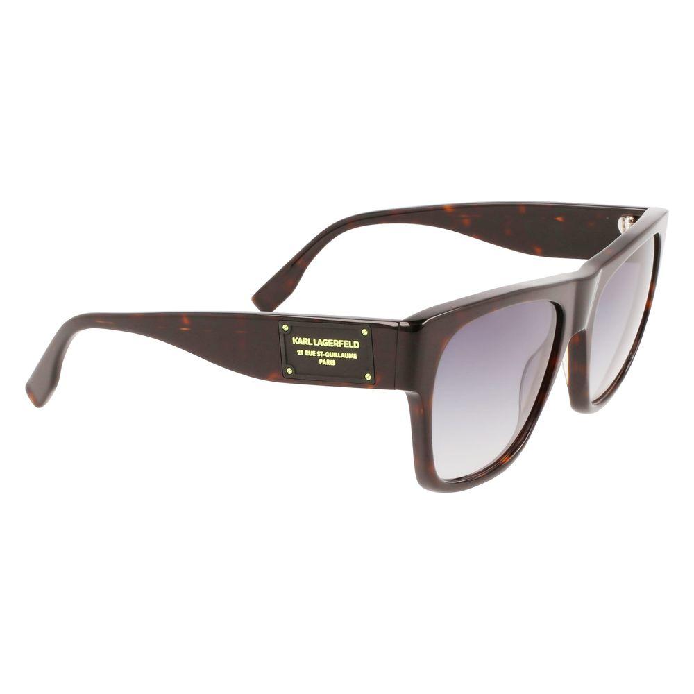 Karl Lagerfeld Brown Acetate Sunglasses Karl Lagerfeld