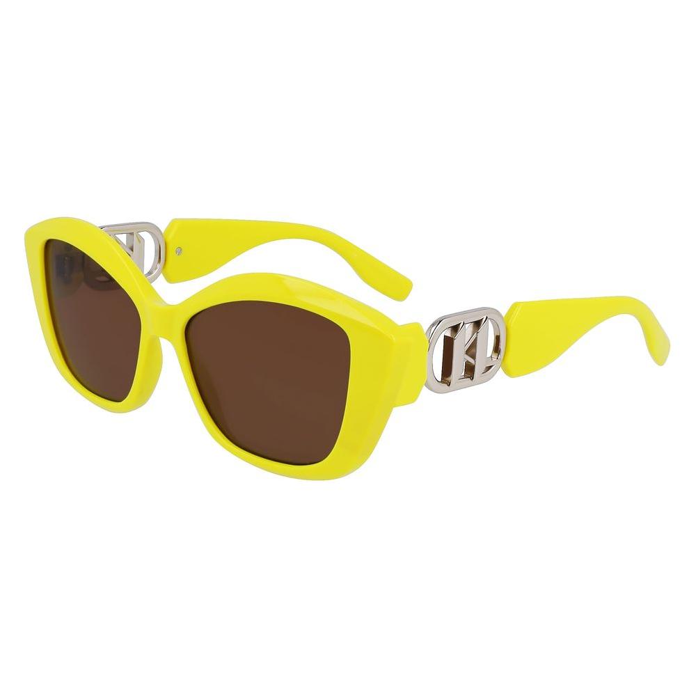 Karl Lagerfeld Yellow Injected Sunglasses Karl Lagerfeld