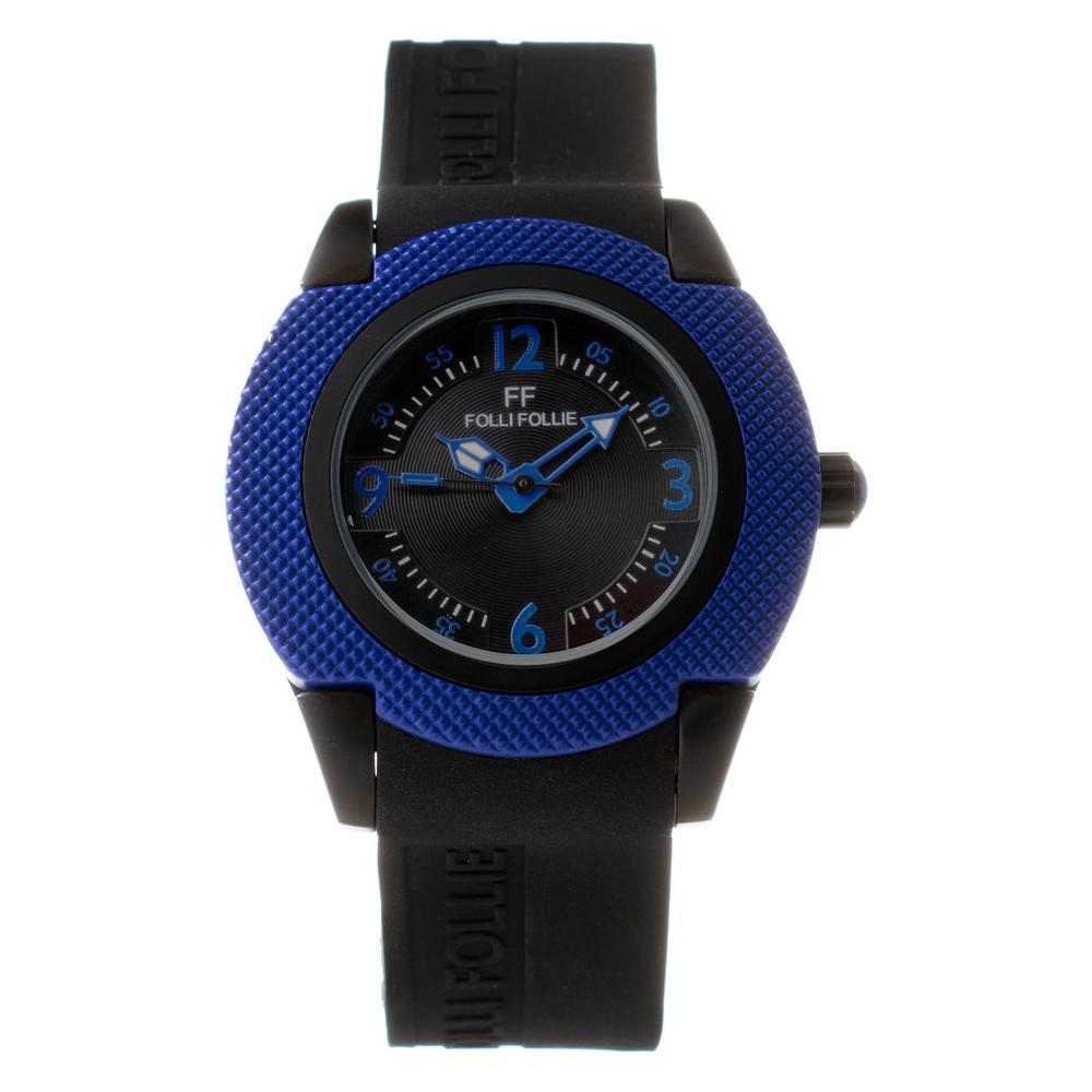 Folli Follie Black Silicone Watch Folli Follie