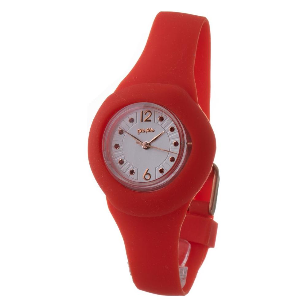 Folli Follie Red Silicone Watch Folli Follie