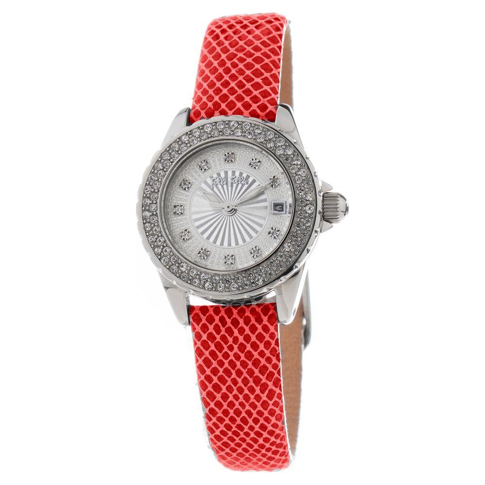 Folli Follie Red Leather Watch Folli Follie