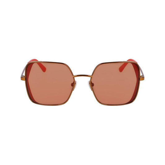 Karl Lagerfeld Orange Metal Sunglasses Karl Lagerfeld