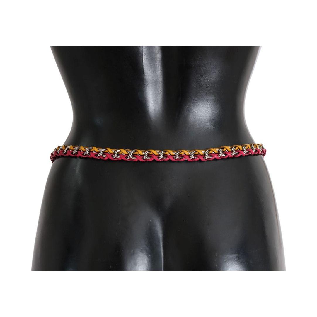 Dolce & Gabbana Elegant Multicolor Crystal-Embellished Belt Belt Dolce & Gabbana