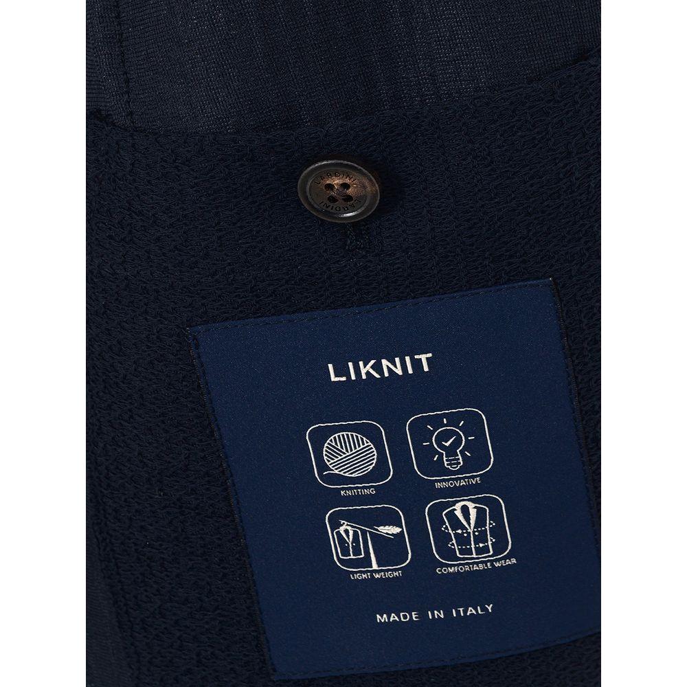 Lardini Blue Cotton Jacket Lardini