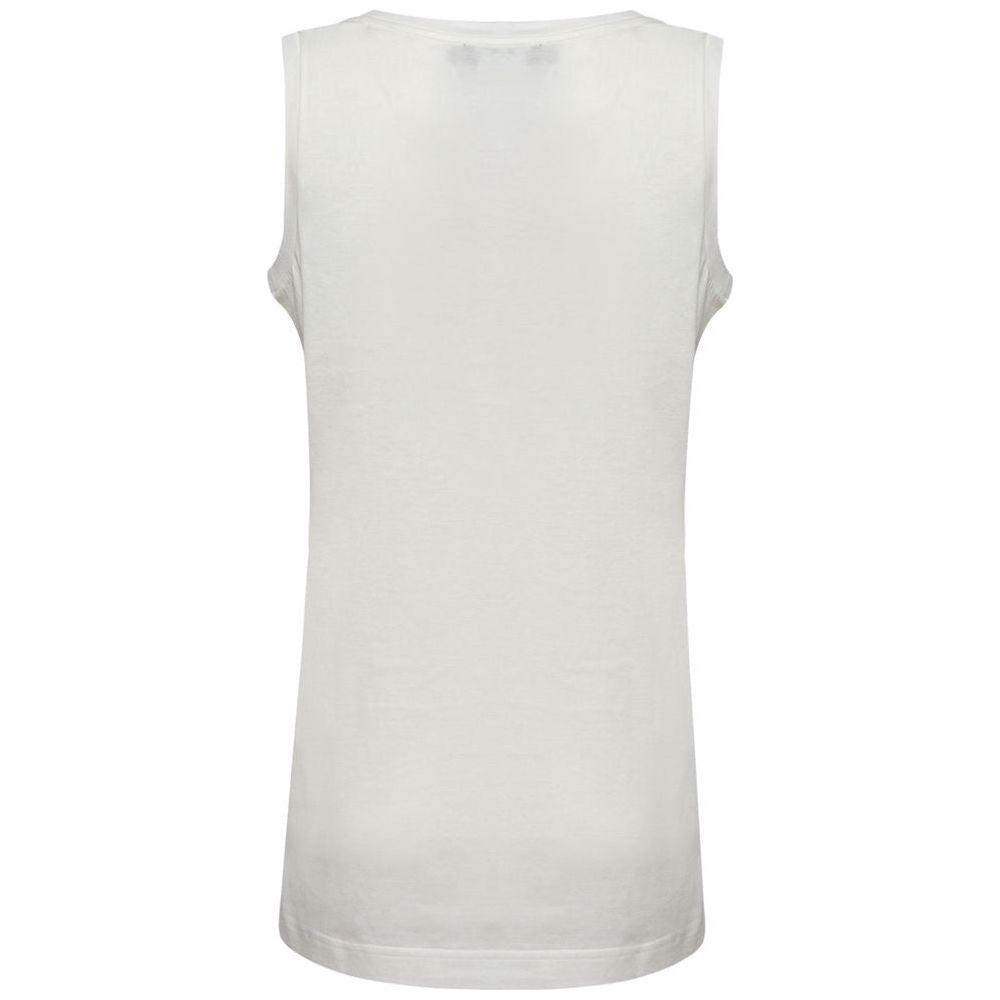 Dolce & Gabbana White Cotton Tops & T-Shirt Dolce & Gabbana