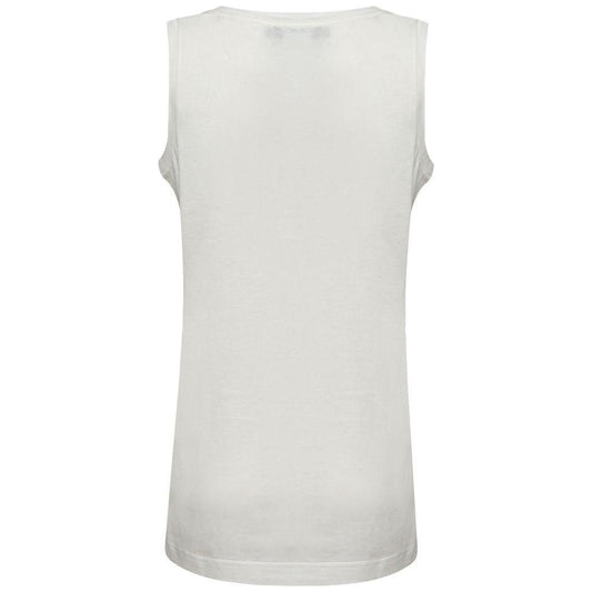 Dolce & Gabbana White Cotton Tops & T-Shirt Dolce & Gabbana