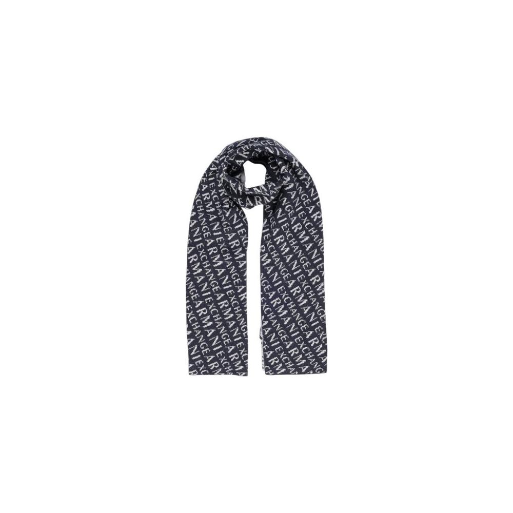 Armani Exchange Blue Polyamide Scarf Armani Exchange