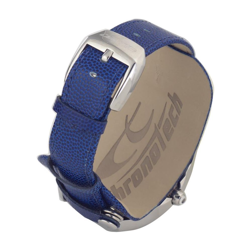 Chronotech Blue Leather Watch Chronotech