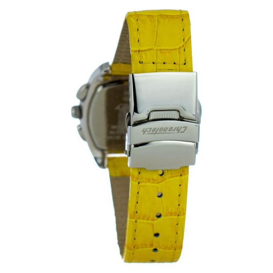 Chronotech Yellow Leather Watch Chronotech