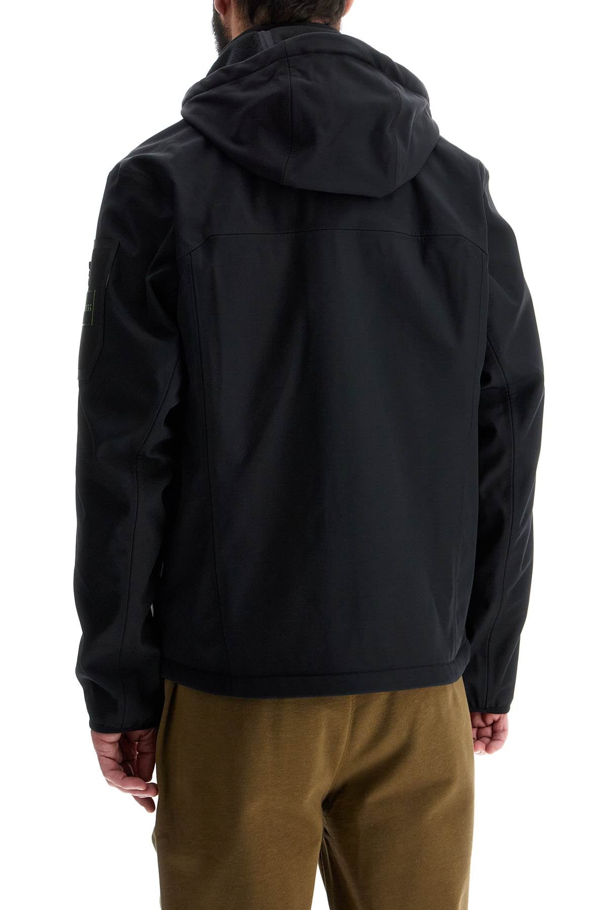 Boss black adjustable hooded coat Jackets Boss