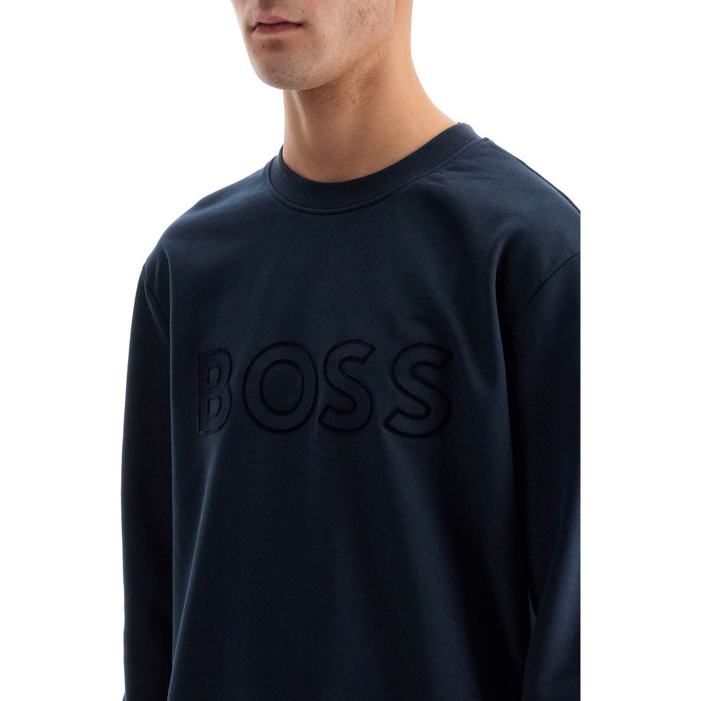 Boss crewneck sweatshirt with logo Topwear Boss