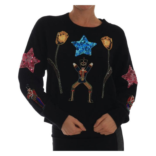 Dolce & Gabbana Enchanted Elegance Cashmere Sweater Dolce & Gabbana