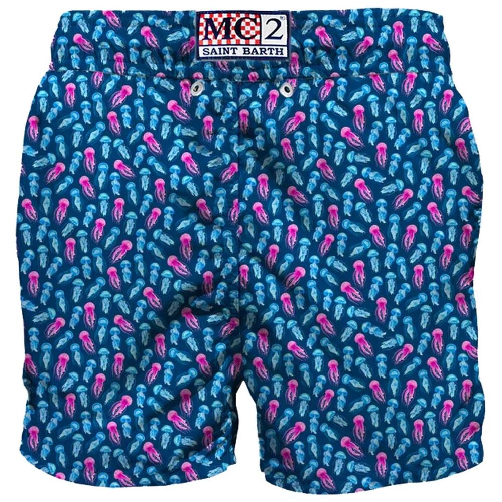 MC2 Saint Barth Blue Polyester Swimwear