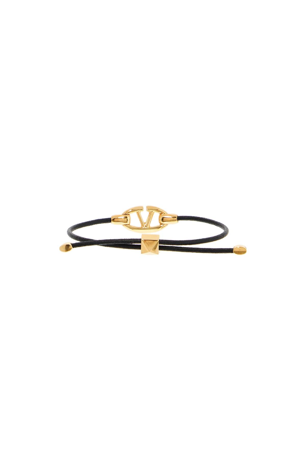 Valentino Garavani leather vlogo bracelet 'the bold Jewellery Valentino Garavani