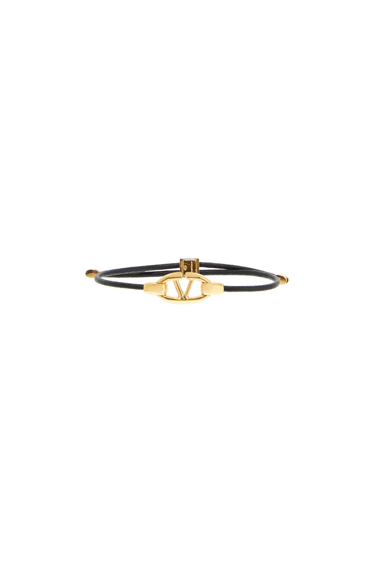 Valentino Garavani leather vlogo bracelet 'the bold Jewellery Valentino Garavani