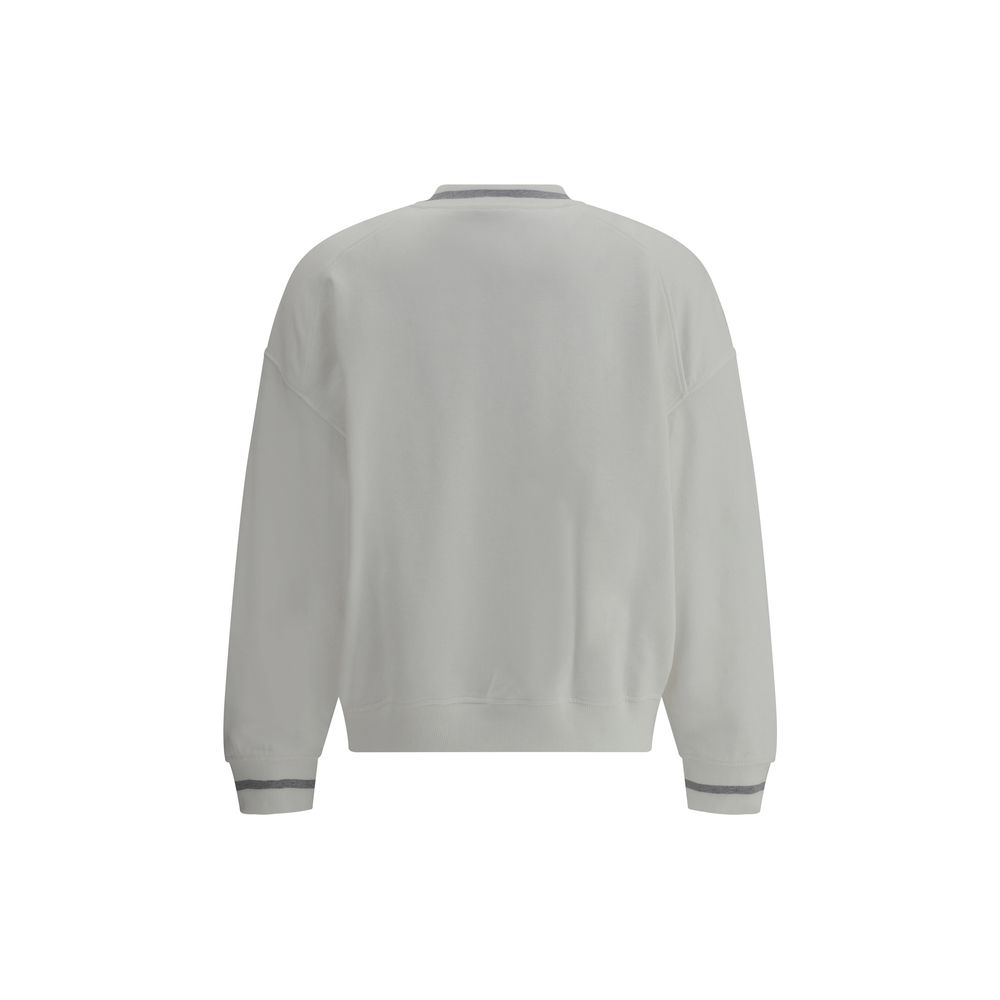 Brunello Cucinelli Sweatshirt with logo's patch Brunello Cucinelli