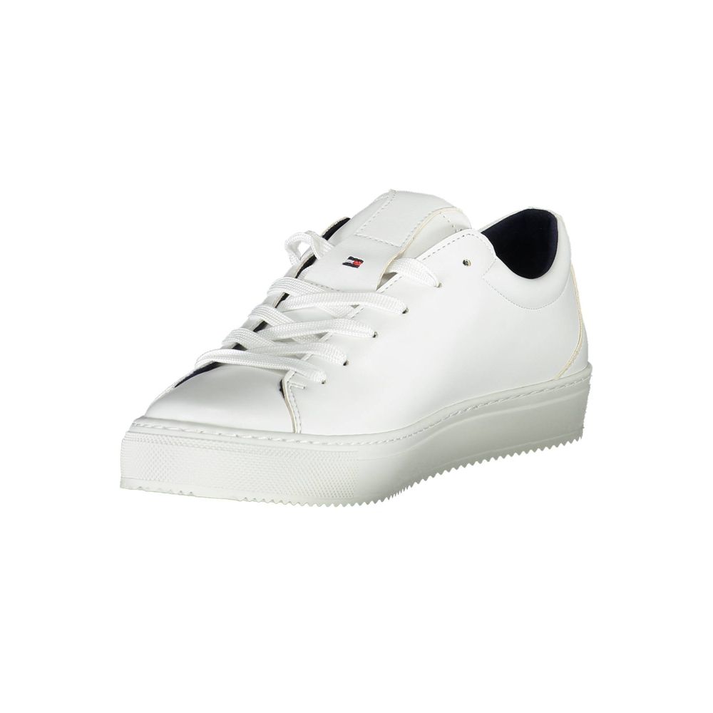 Tommy Hilfiger White Synthetic Women Sneaker Tommy Hilfiger