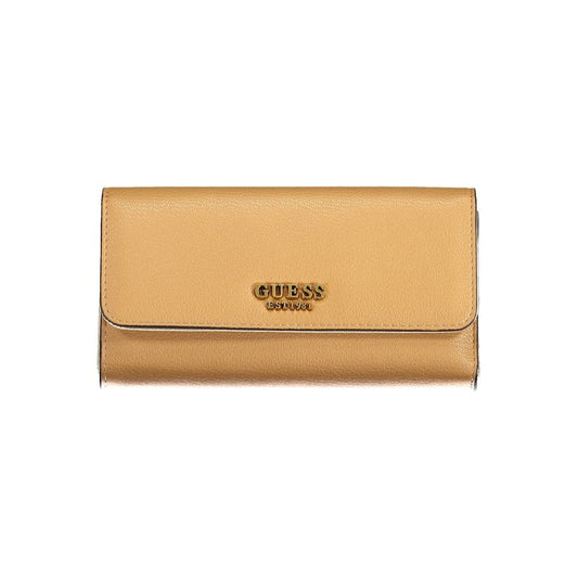 Guess Jeans Beige Polyethylene Women Wallet