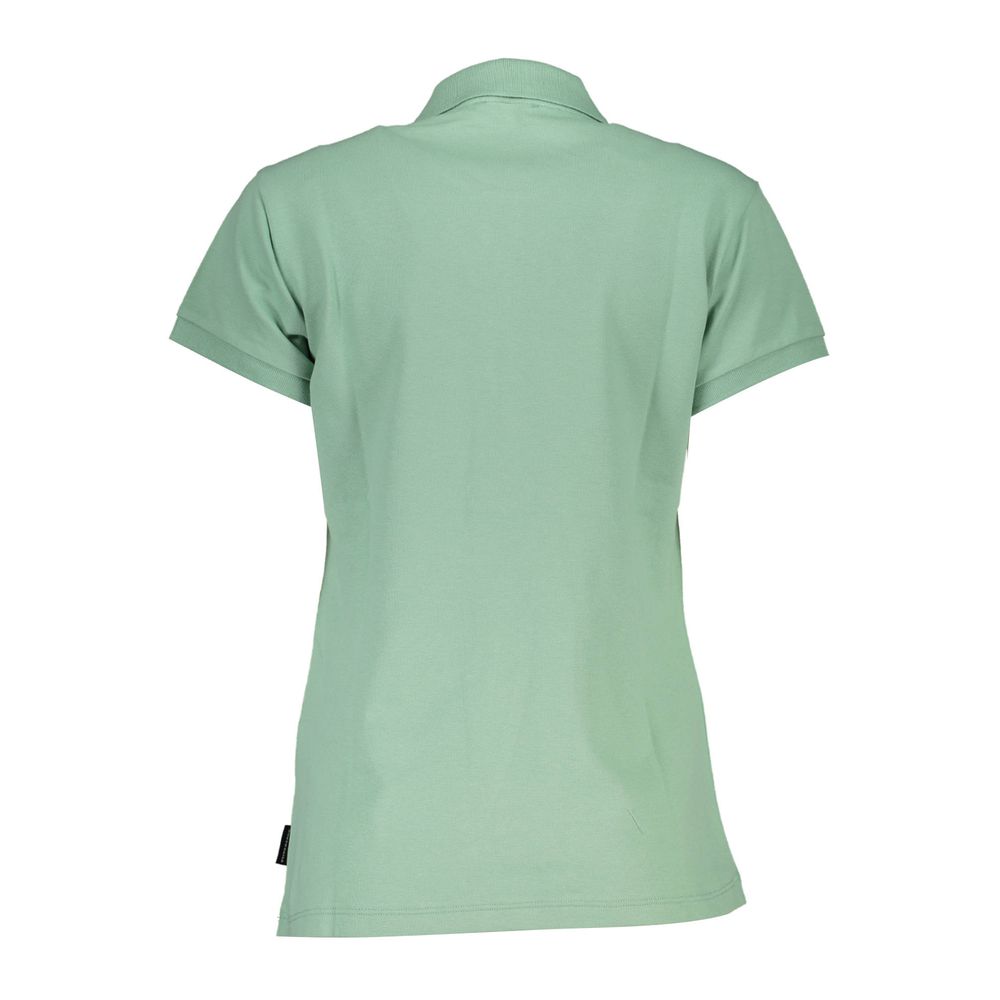 North Sails Green Cotton Women Polo Shirt North Sails