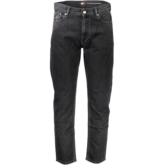 Tommy Hilfiger Black Cotton Jeans & Pant Tommy Hilfiger