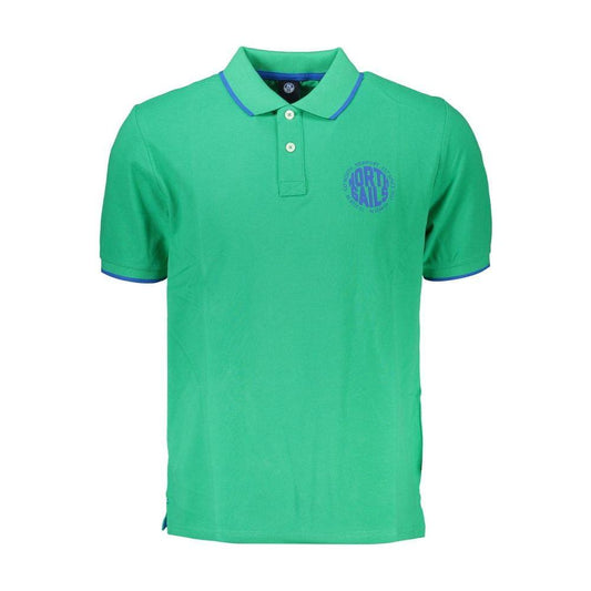 North Sails Green Cotton Polo Shirt North Sails