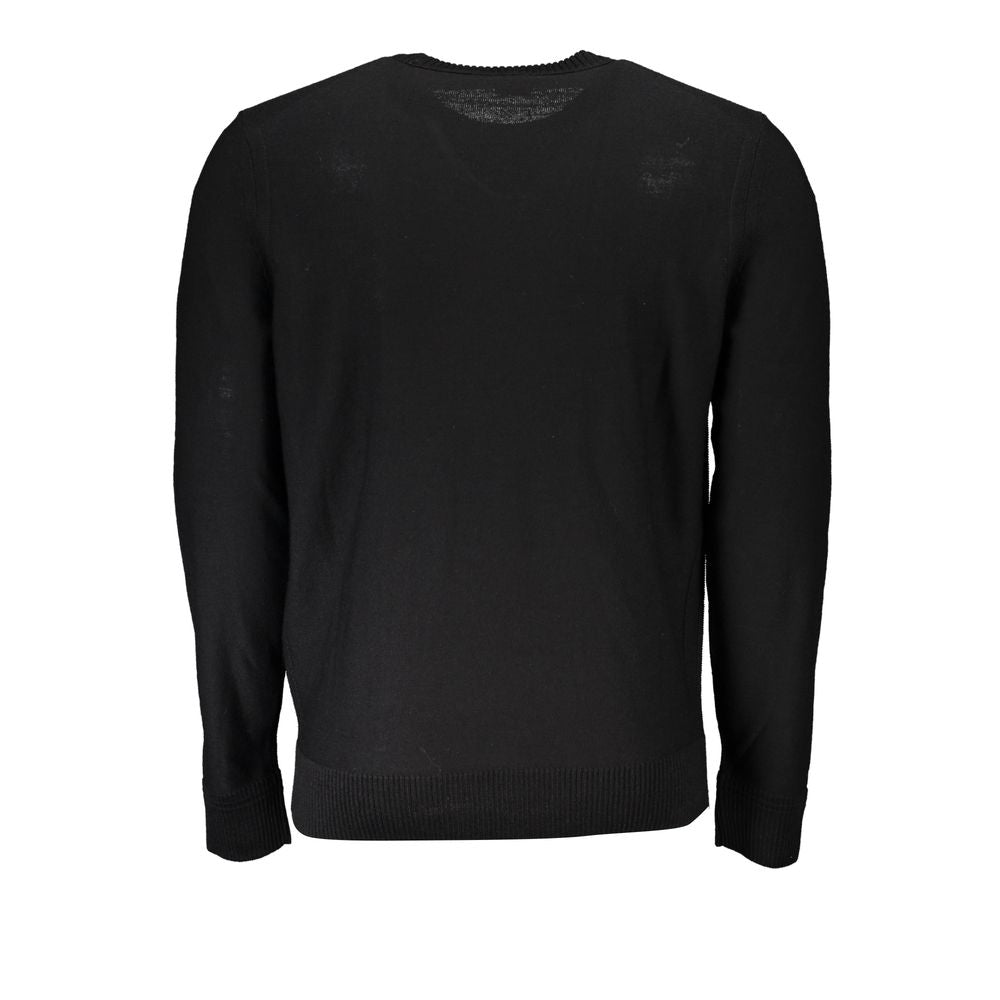 Hugo Boss Black Wool Men Sweater Hugo Boss