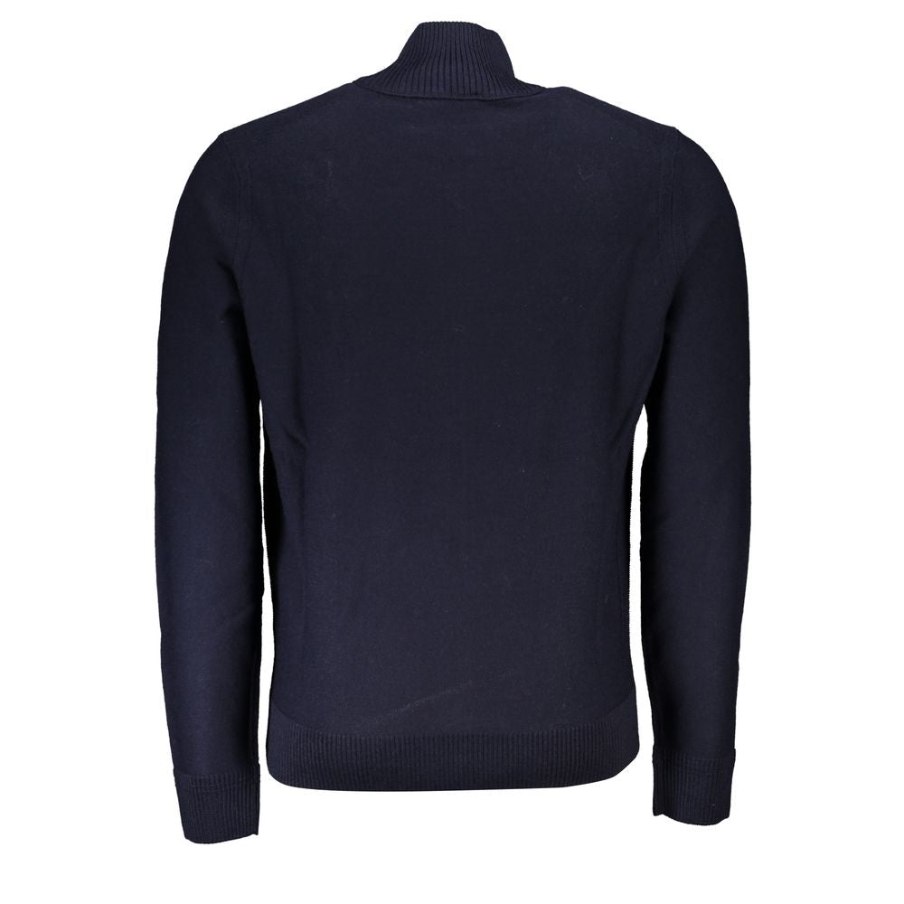 Hugo Boss Blue Wool Men Sweater Hugo Boss