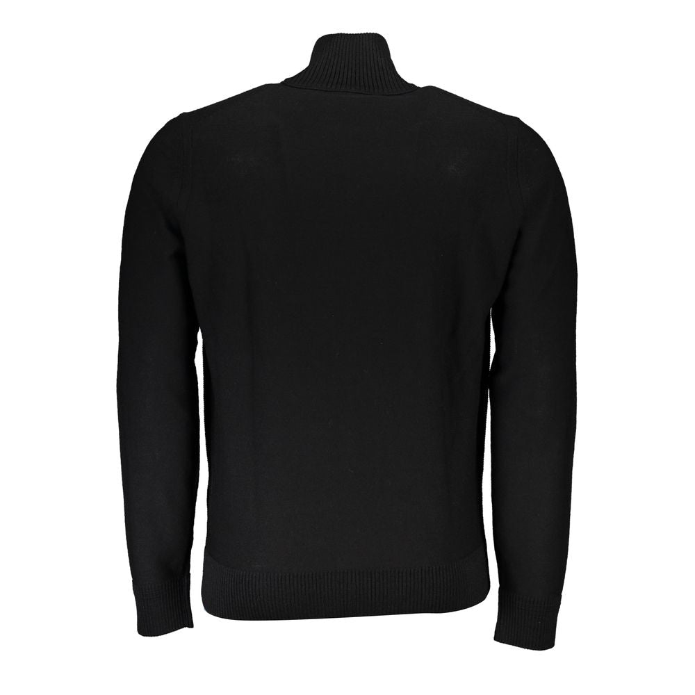 Hugo Boss Black Wool Men Sweater Hugo Boss