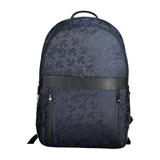 Tommy Hilfiger Blue Polyester Men Backpack Tommy Hilfiger