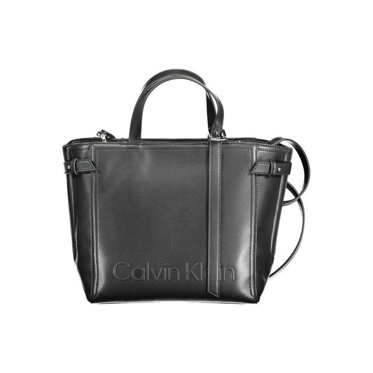 Calvin Klein Black Polyester Women Handbag Calvin Klein