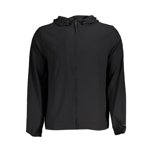 Calvin Klein Sleek Hooded Sports Jacket in Breathable Fabric