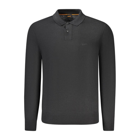 Hugo Boss Black Wool Men Sweater