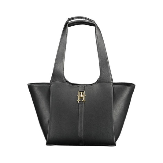 Tommy Hilfiger Black Polyethylene Women Handbag Tommy Hilfiger